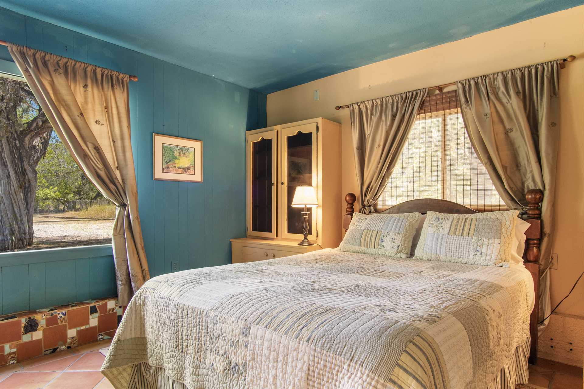                                                 Even from the bedrooms, the Hill Country views at Casa del Rio are remarkable!