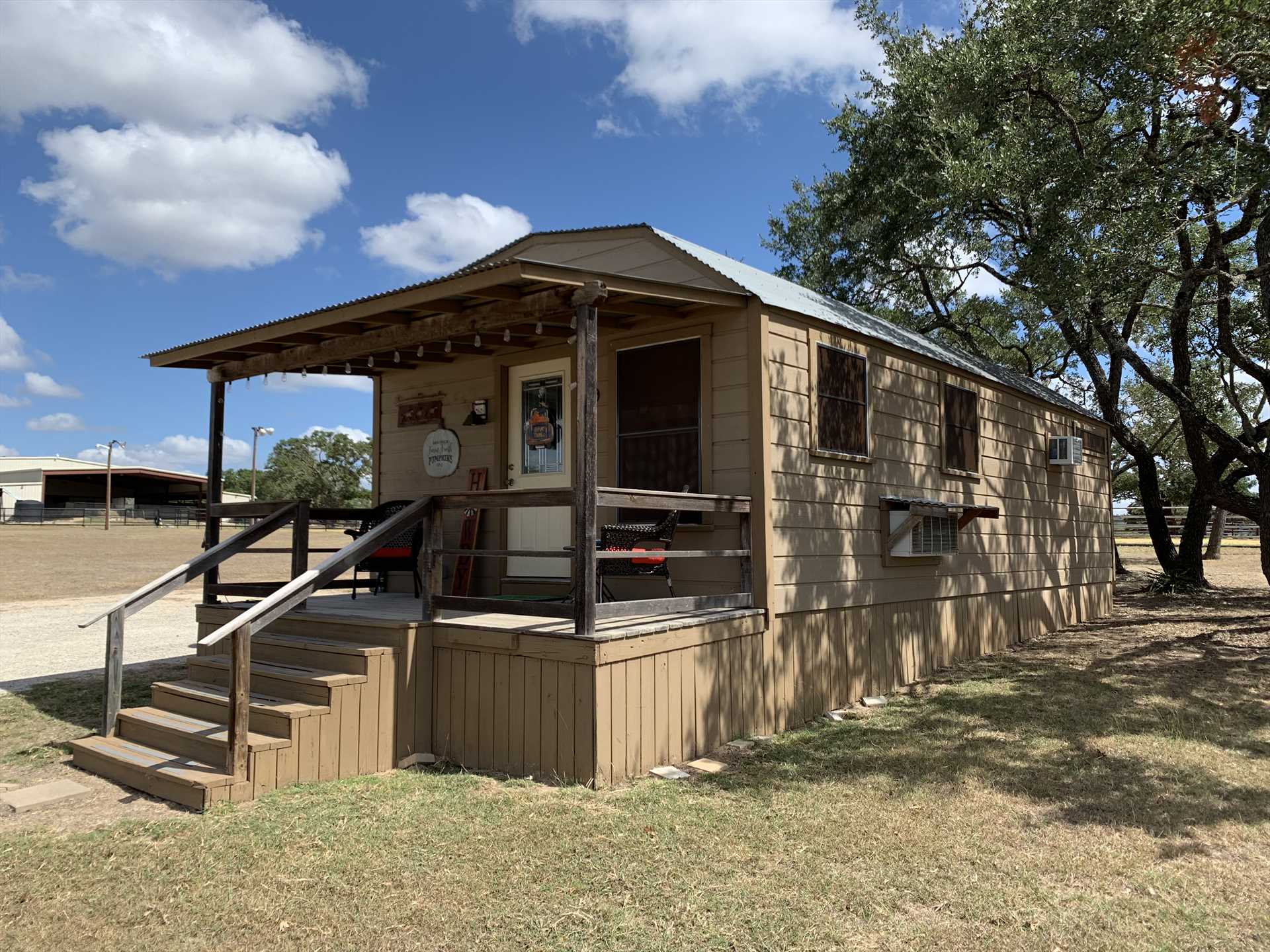                                                 Our recent guest Dolores told us about her stay at this peaceful Hill Country getaway: 