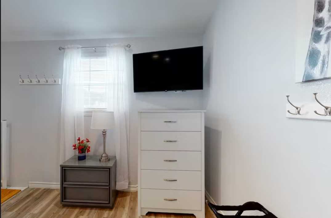                                                 The bunk room in the loft includes a smart TV, too, it's a great space for kids to enjoy!