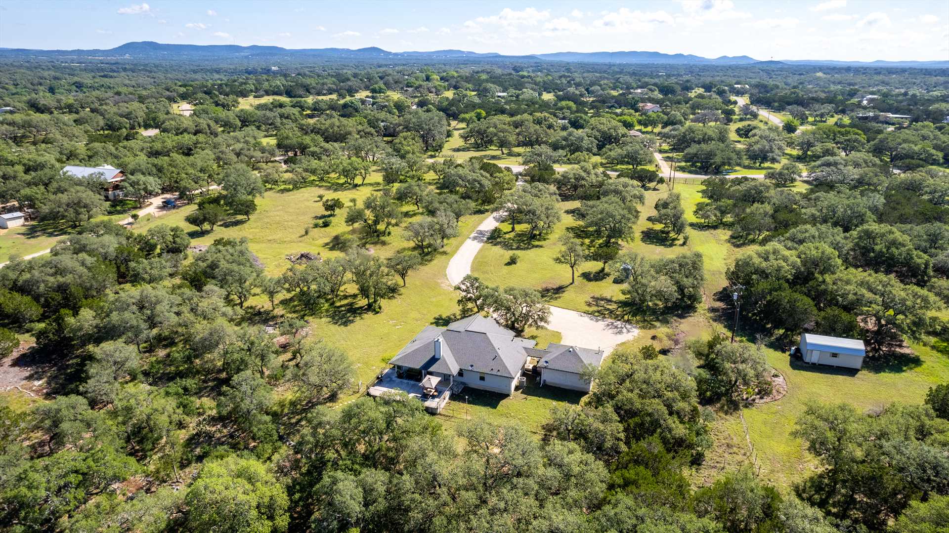                                                 Keep in mind this Hill Country paradise is also a short distance away from great towns like Pipe Creek, Bandera, and Boerne!