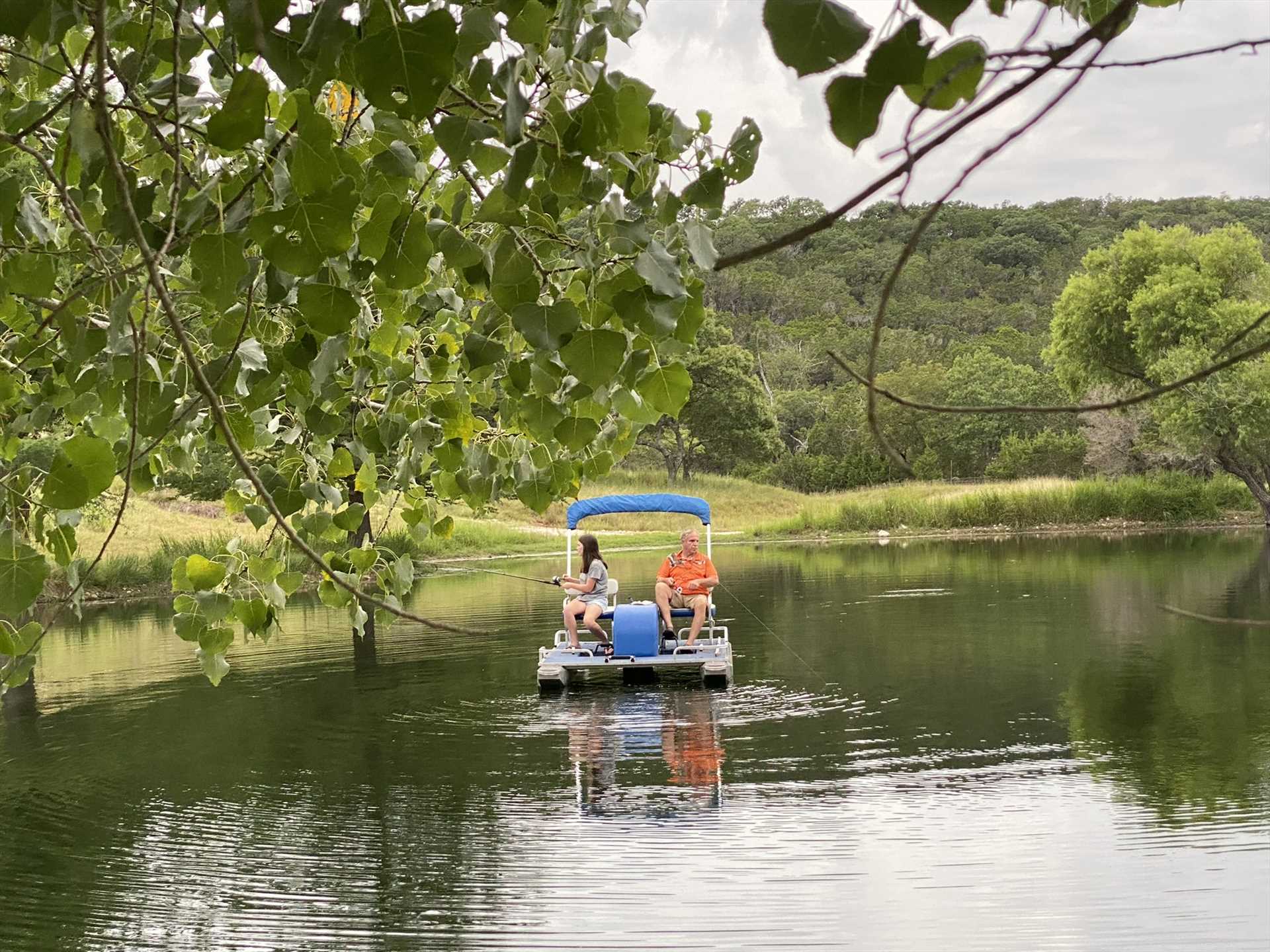                                                 Climb onto one of the provided paddle boats and have a fun scenic tour!
